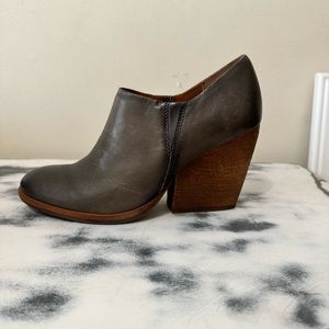 Kork-Ease Leather Demi Bootie